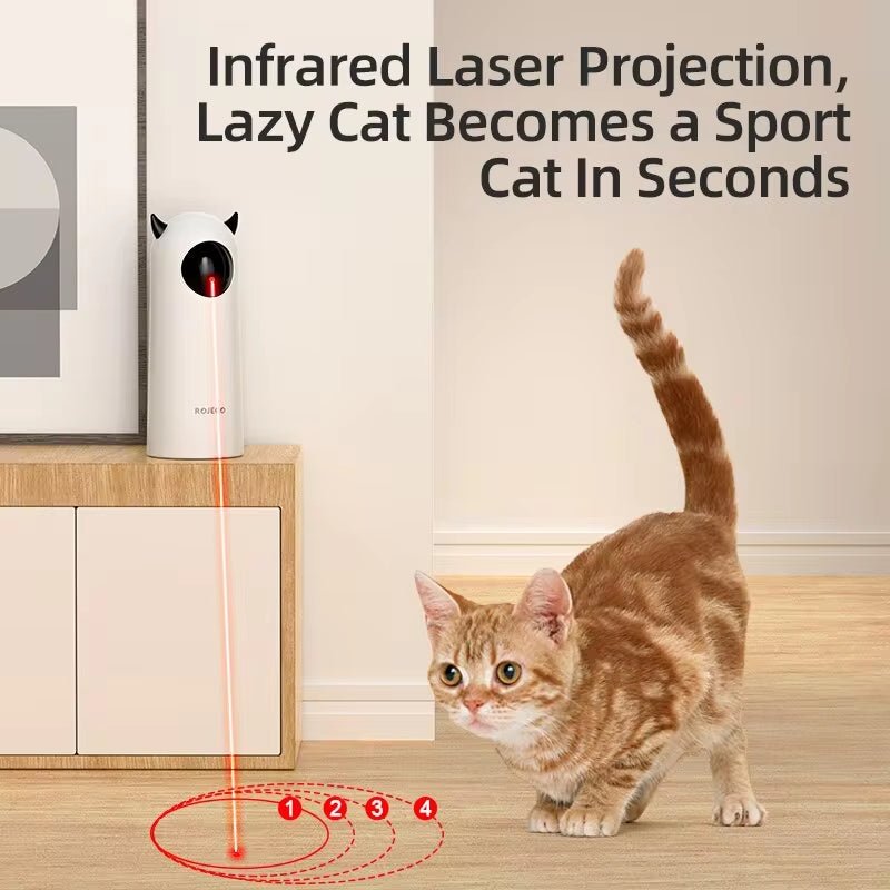 Automatic Cat Toy – Interactive Smart LED Laser - furrybabbies