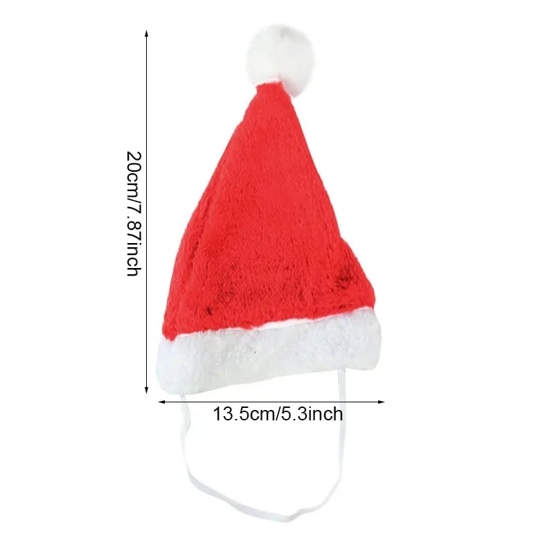 Christmas Pet Santa Hat - furrybabbies.com