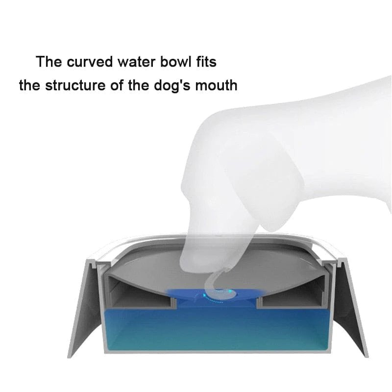 Dog Drinking Water Bowl with Floating Design - Non - Wetting, Non - Skid, Large Capacity - furrybabbies.com