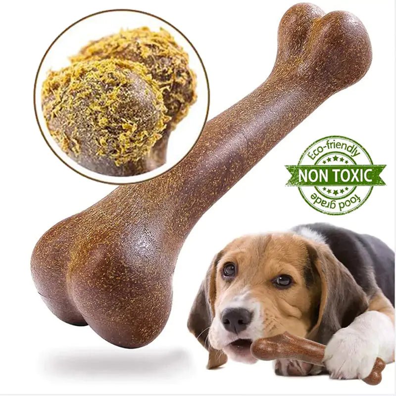 Dogs Tough Bone Chew Toys - furrybabbies.com