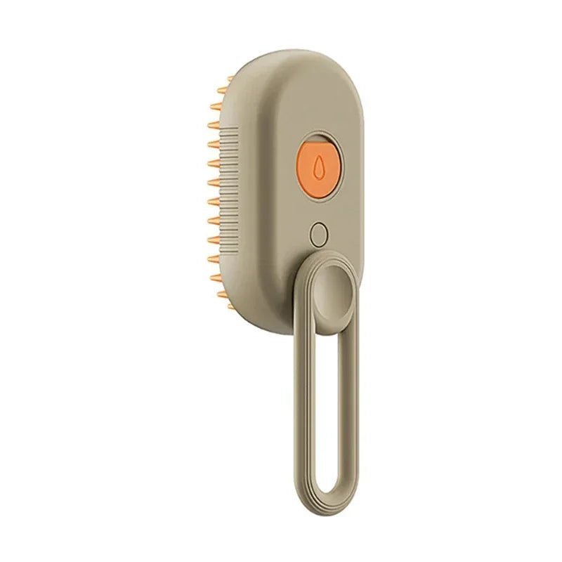 Electric Cat Steam Brush – 3 - in - 1 Pet Grooming Comb with Water Spray for Cats and Dogs, USB Rechargeable - furrybabbies.com