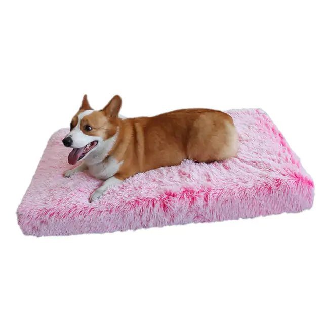 Plush Washable Dog Bed - furrybabbies.com