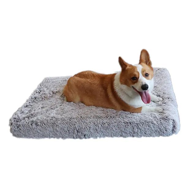 Plush Washable Dog Bed - furrybabbies.com