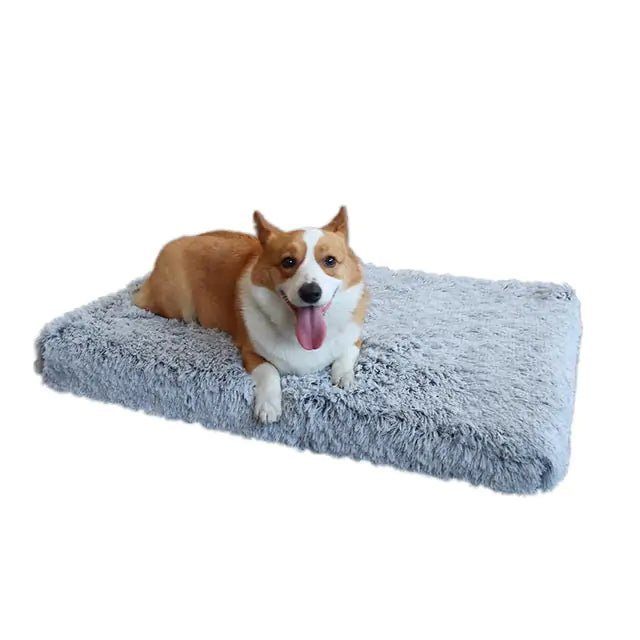 Plush Washable Dog Bed - furrybabbies.com